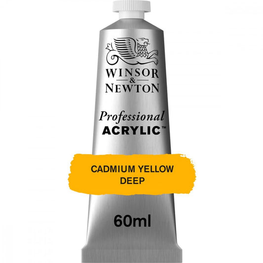 Tinta Acrílica Professional Winsor & Newton 60ml S3 111 Cadmium Yellow Deep