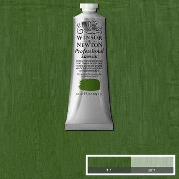 Tinta Acrílica Professional Winsor & Newton 60ml S3 162 Chromium Oxide Green