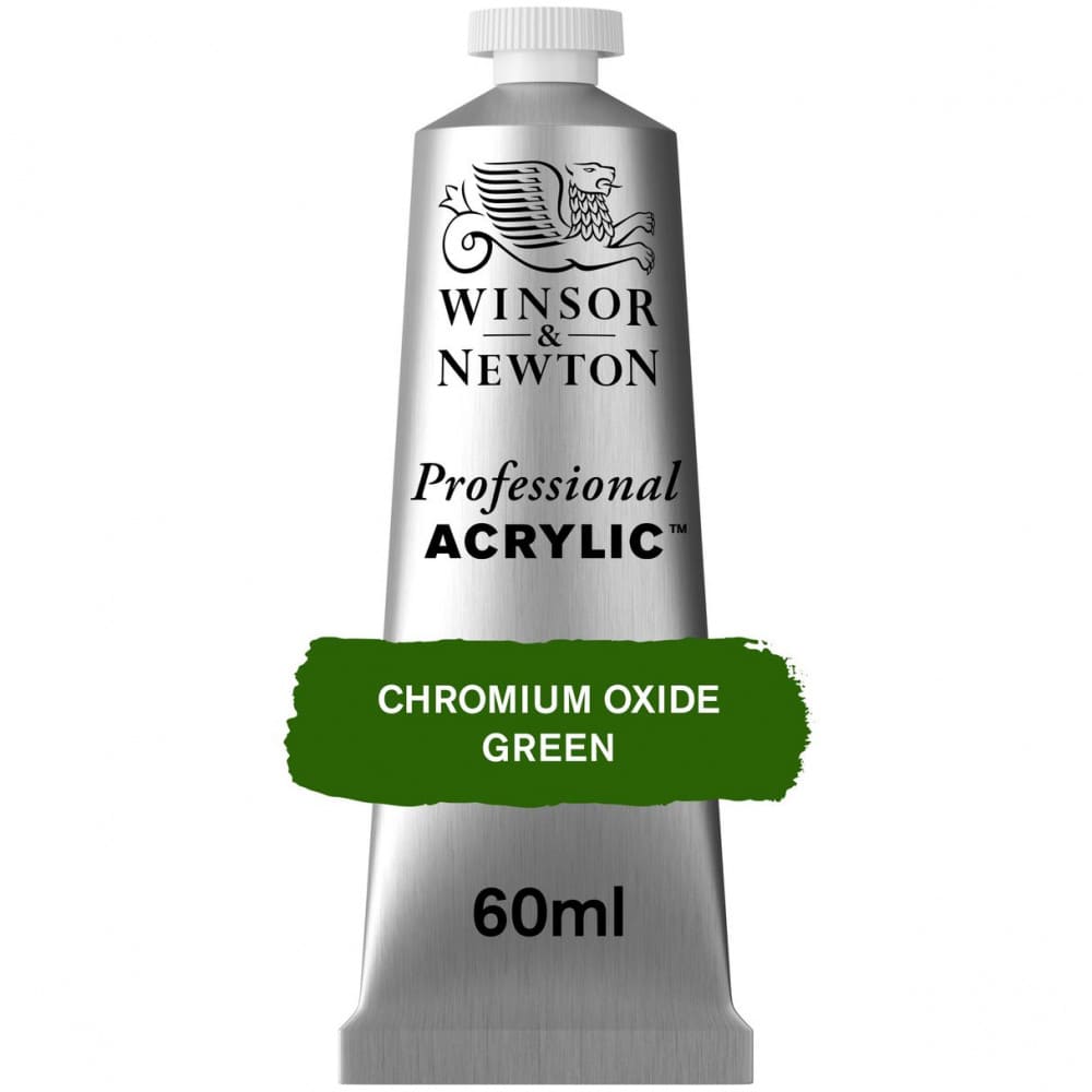 Tinta Acrílica Professional Winsor & Newton 60ml S3 162 Chromium Oxide Green