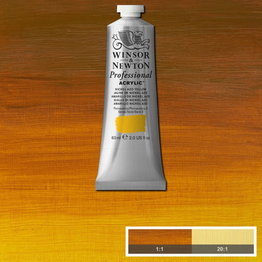 Tinta Acrílica Professional Winsor & Newton 60ml S3 439 Nickel Azo Yellow Row