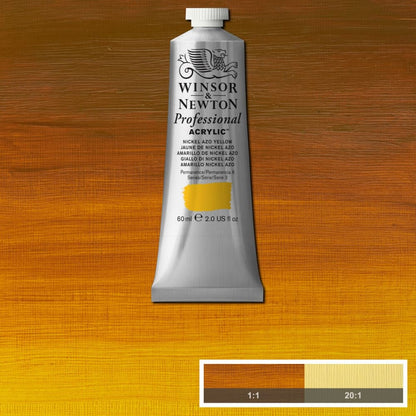 Tinta Acrílica Professional Winsor & Newton 60ml S3 439 Nickel Azo Yellow Row