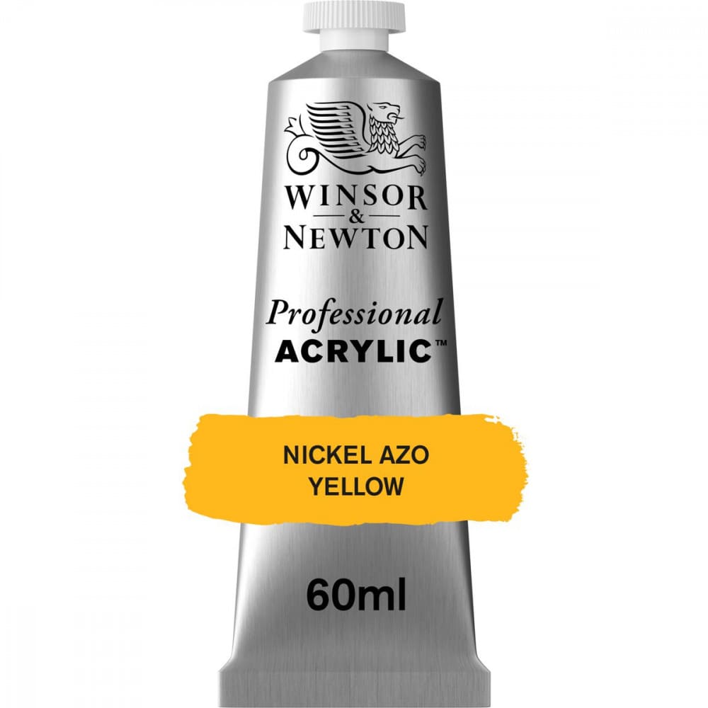 Tinta Acrílica Professional Winsor & Newton 60ml S3 439 Nickel Azo Yellow Row