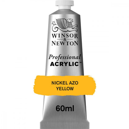 Tinta Acrílica Professional Winsor & Newton 60ml S3 439 Nickel Azo Yellow Row