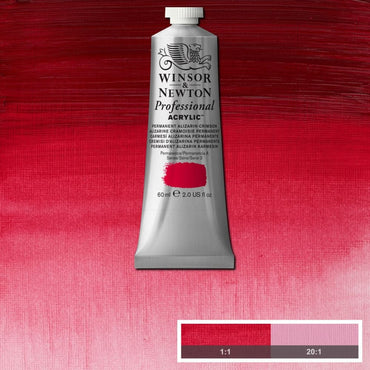 Tinta Acrílica Professional Winsor & Newton 60ml S3 466 Permanent Alizarin Crimson