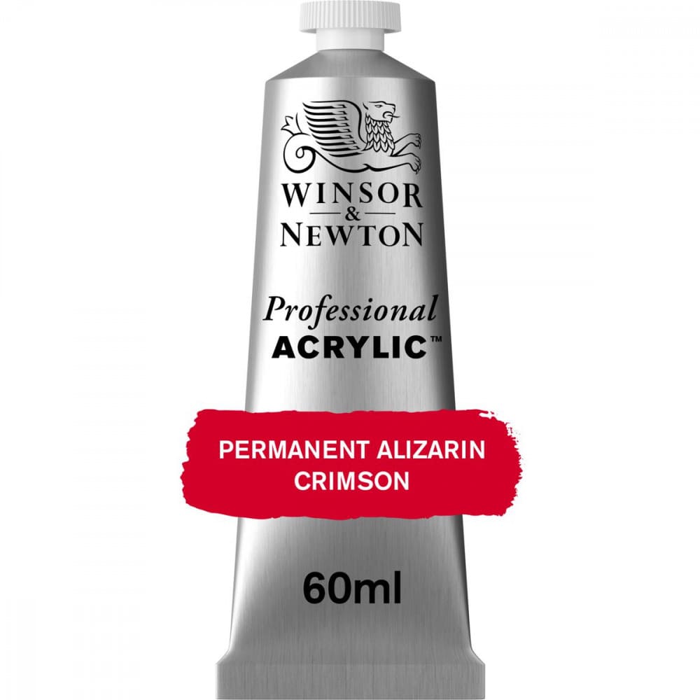 Tinta Acrílica Professional Winsor & Newton 60ml S3 466 Permanent Alizarin Crimson