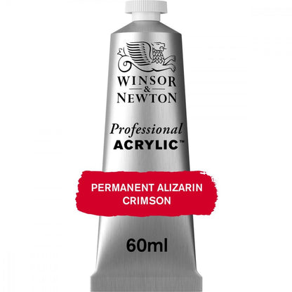 Tinta Acrílica Professional Winsor & Newton 60ml S3 466 Permanent Alizarin Crimson