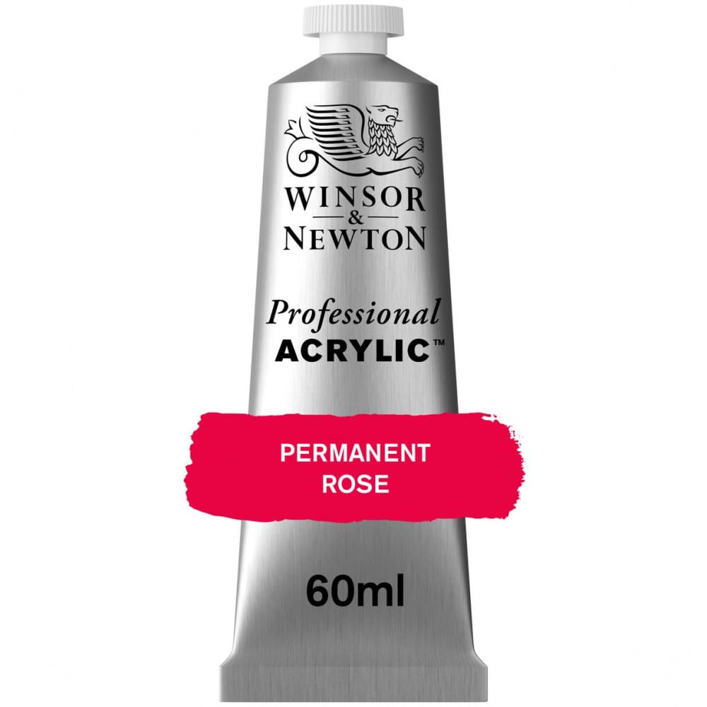 Tinta Acrílica Professional Winsor & Newton 60ml S3 502 Permanent Rose