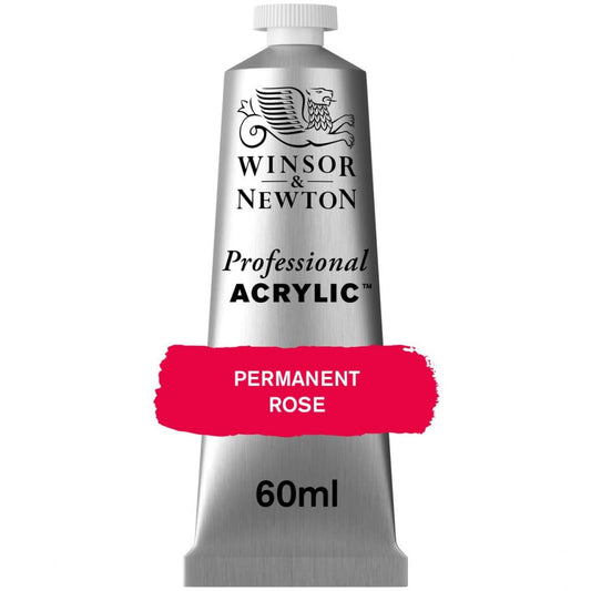 Tinta Acrílica Professional Winsor & Newton 60ml S3 502 Permanent Rose