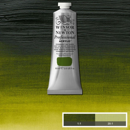 Tinta Acrílica Professional Winsor & Newton 60ml S3 503 Permanent Sap Green