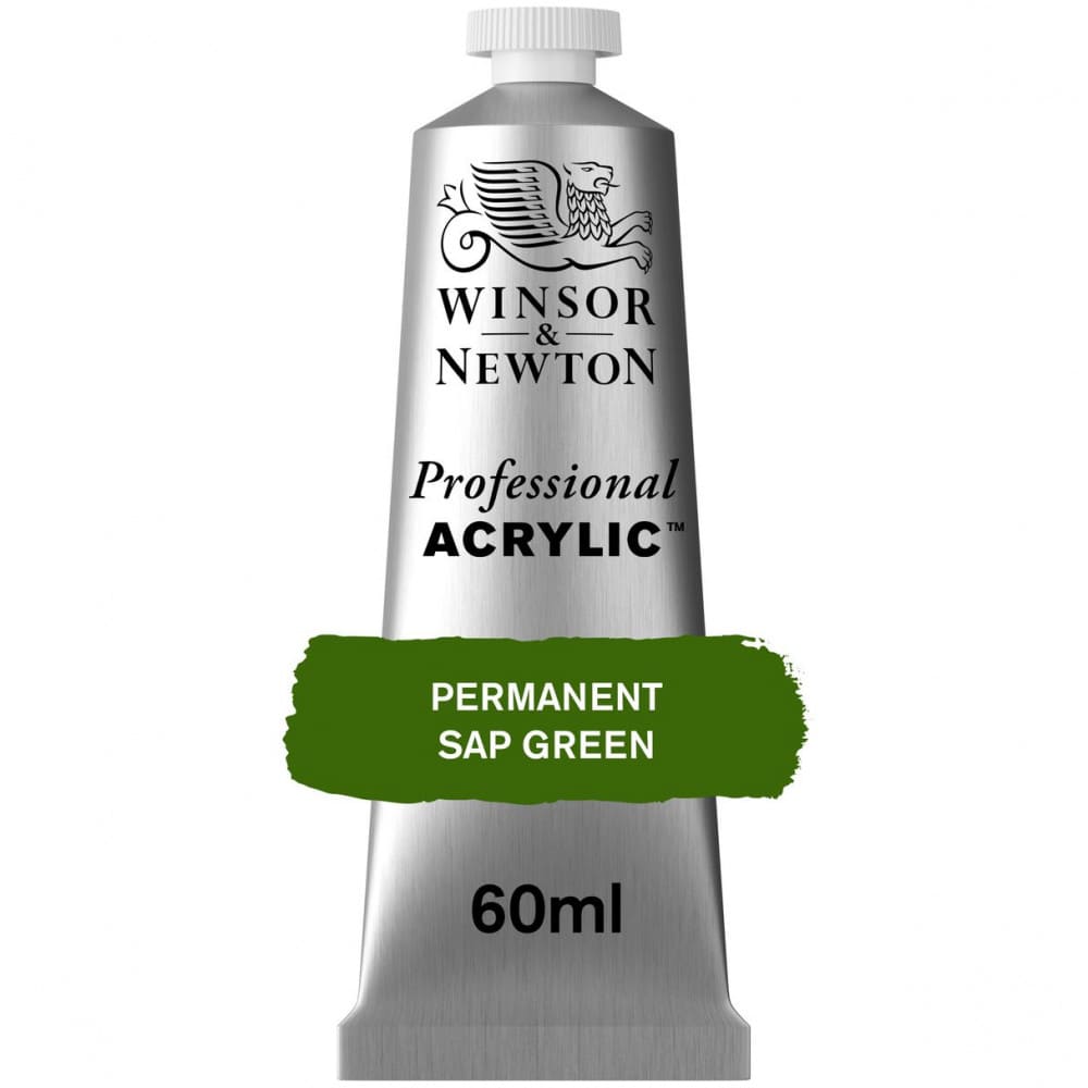 Tinta Acrílica Professional Winsor & Newton 60ml S3 503 Permanent Sap Green