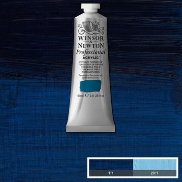 Tinta Acrílica Professional Winsor & Newton 60ml S3 526 Phthalo Turquoise