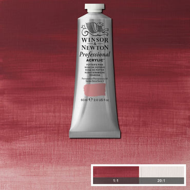 Tinta Acrílica Professional Winsor & Newton 60ml S3 537 Potters Pink