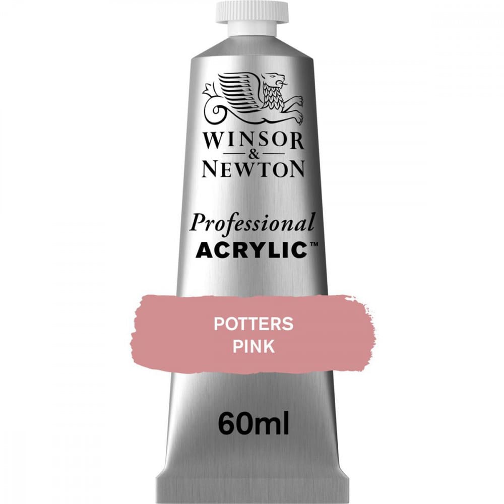 Tinta Acrílica Professional Winsor & Newton 60ml S3 537 Potters Pink