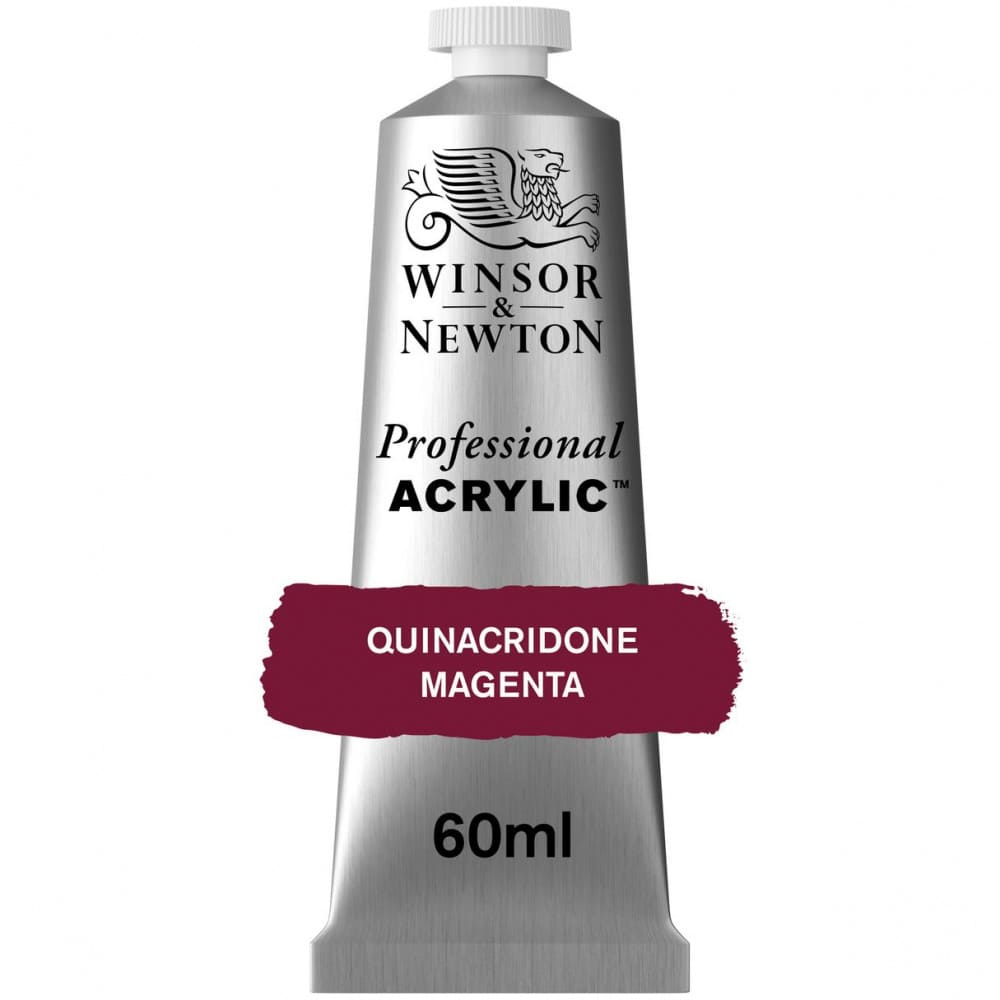 Tinta Acrílica Professional Winsor & Newton 60ml S3 545 Quinacridone Magenta