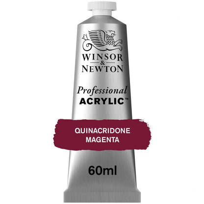 Tinta Acrílica Professional Winsor & Newton 60ml S3 545 Quinacridone Magenta