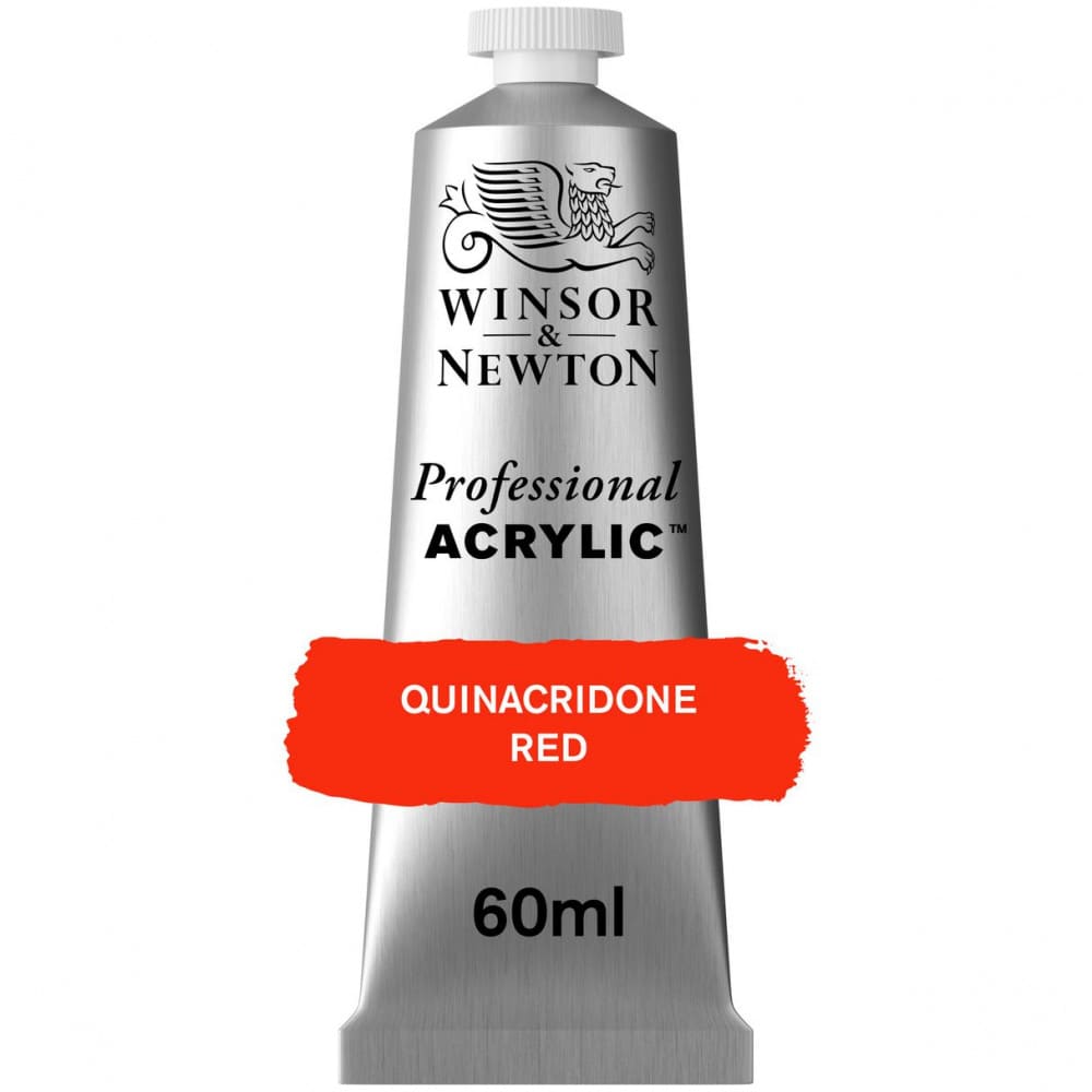 Tinta Acrílica Professional Winsor & Newton 60ml S3 548 Quinacridone Red