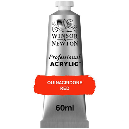 Tinta Acrílica Professional Winsor & Newton 60ml S3 548 Quinacridone Red