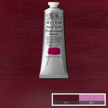 Tinta Acrílica Professional Winsor & Newton 60ml S3 550 Quinacridone Violet