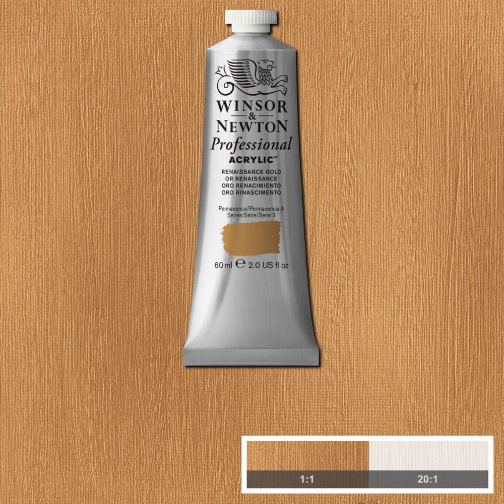 Tinta Acrílica Professional Winsor & Newton 60ml S3 573 Renaissance Gold
