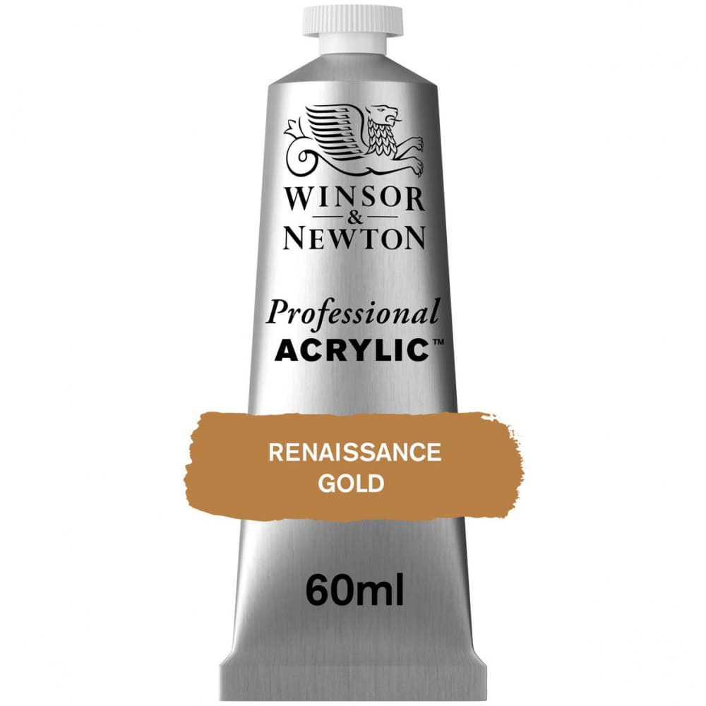Tinta Acrílica Professional Winsor & Newton 60ml S3 573 Renaissance Gold