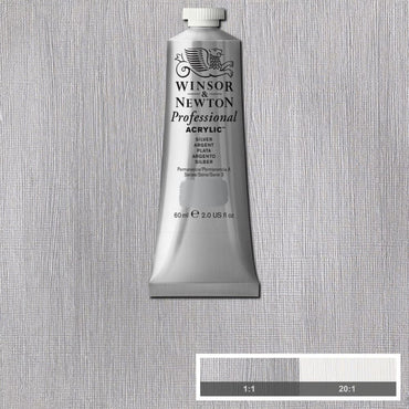 Tinta Acrílica Professional Winsor & Newton 60ml S3 617 Silver