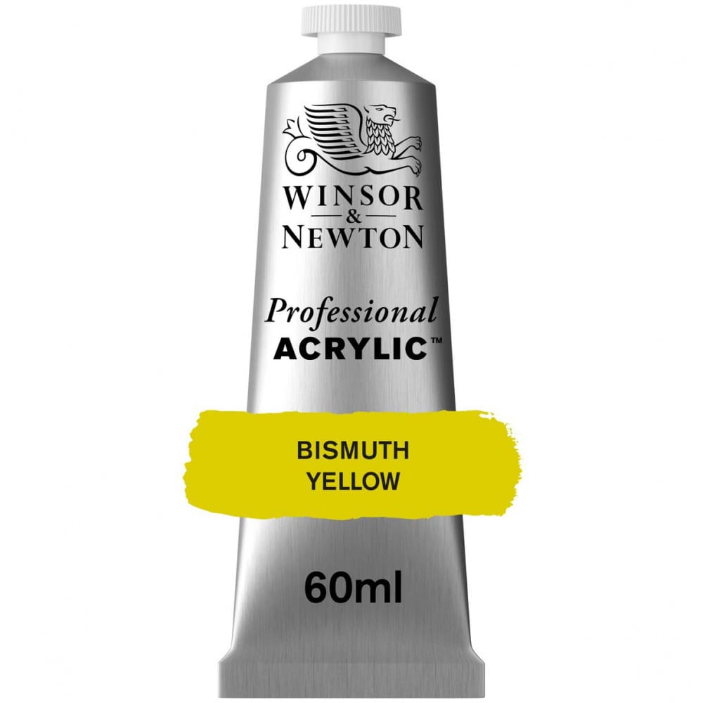 Tinta Acrílica Professional Winsor & Newton 60ml S4 025 Bismuth Yellow