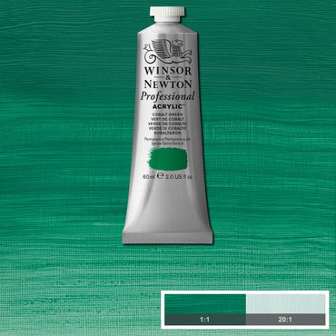 Tinta Acrílica Professional Winsor & Newton 60ml S4 184 Cobalt Green