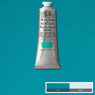Tinta Acrílica Professional Winsor & Newton 60ml S4 191 Cobalt Torquoise Light