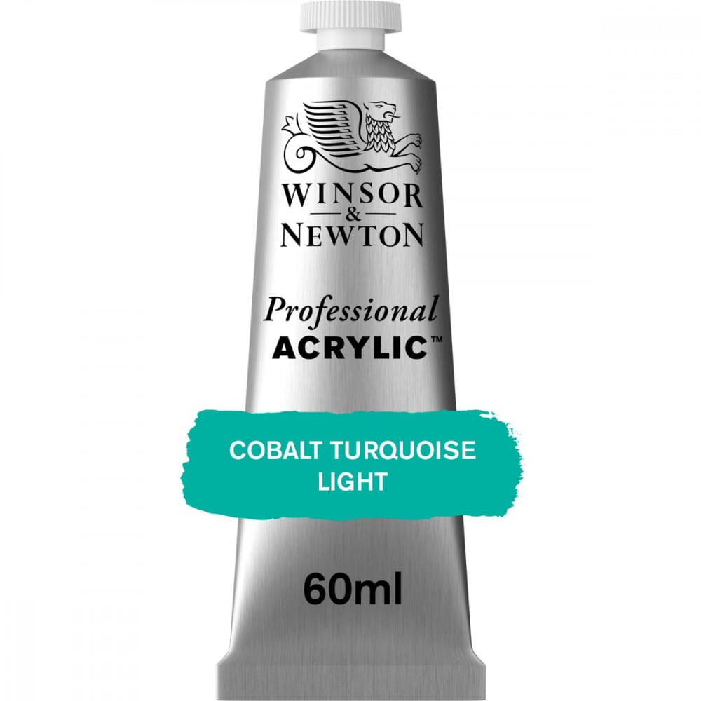 Tinta Acrílica Professional Winsor & Newton 60ml S4 191 Cobalt Torquoise Light