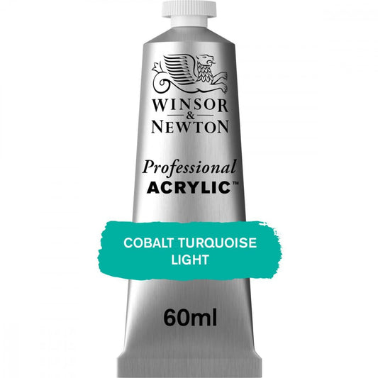 Tinta Acrílica Professional Winsor & Newton 60ml S4 191 Cobalt Torquoise Light