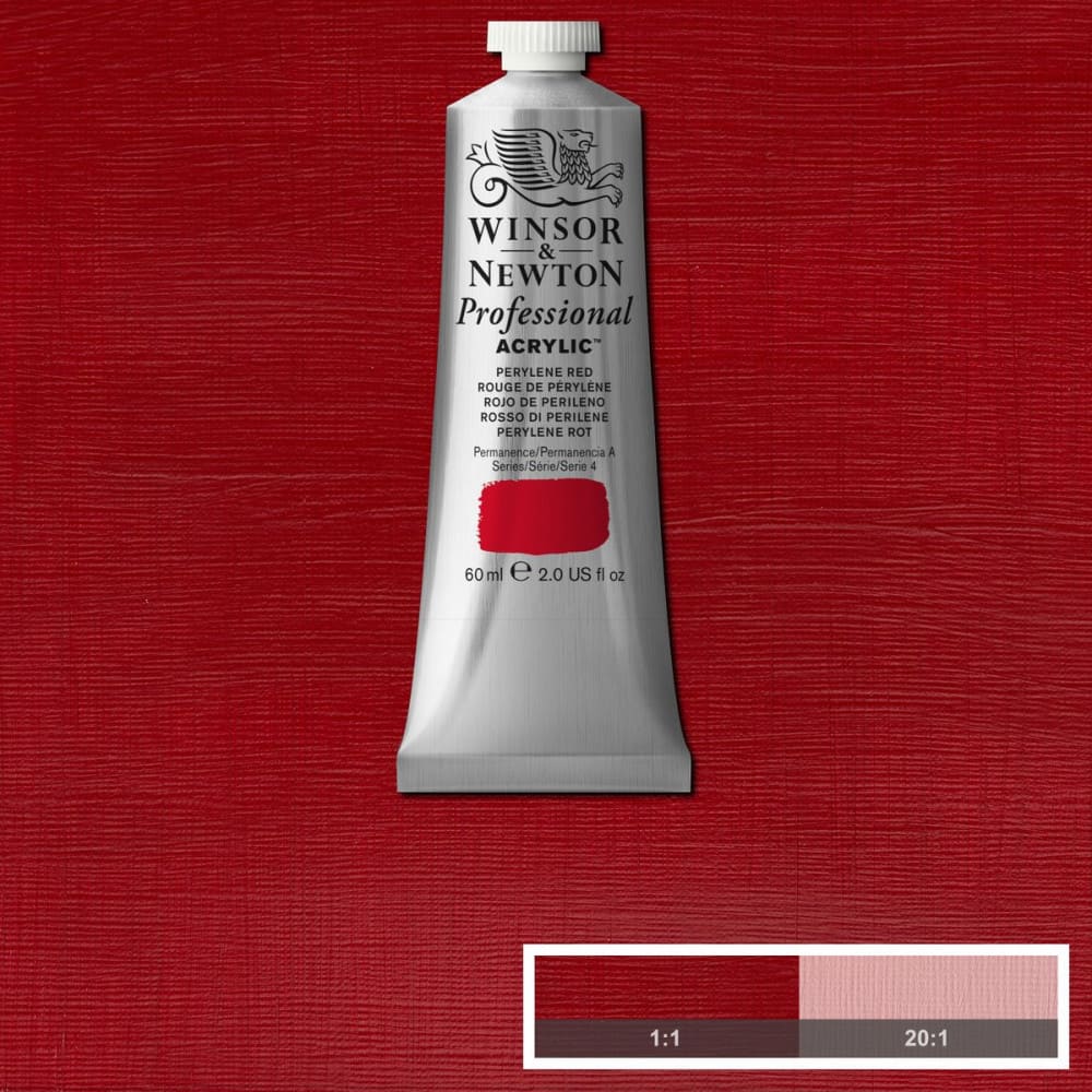 Tinta Acrílica Professional Winsor & Newton 60ml S4 464 Perylene Red