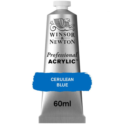 Tinta Acrílica Professional Winsor & Newton 60ml S5 137 Cerulean Blue