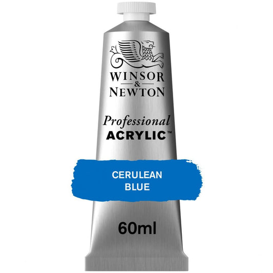 Tinta Acrílica Professional Winsor & Newton 60ml S5 137 Cerulean Blue