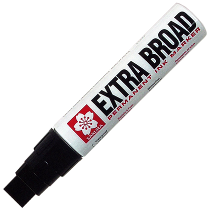 Caneta Permanente Extra Board 16mm Preto Sakura