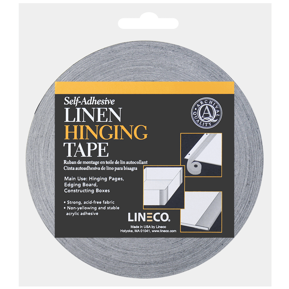 Fita Adesiva de Linho Preta Lineco L533-1056