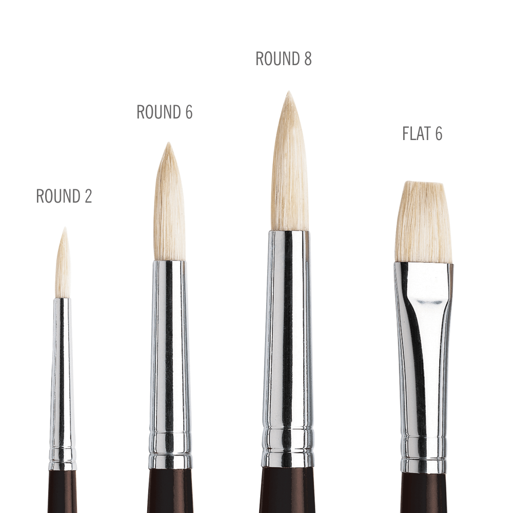 Kit Pincéis Winsor & Newton Azanta Black 4 Unidades