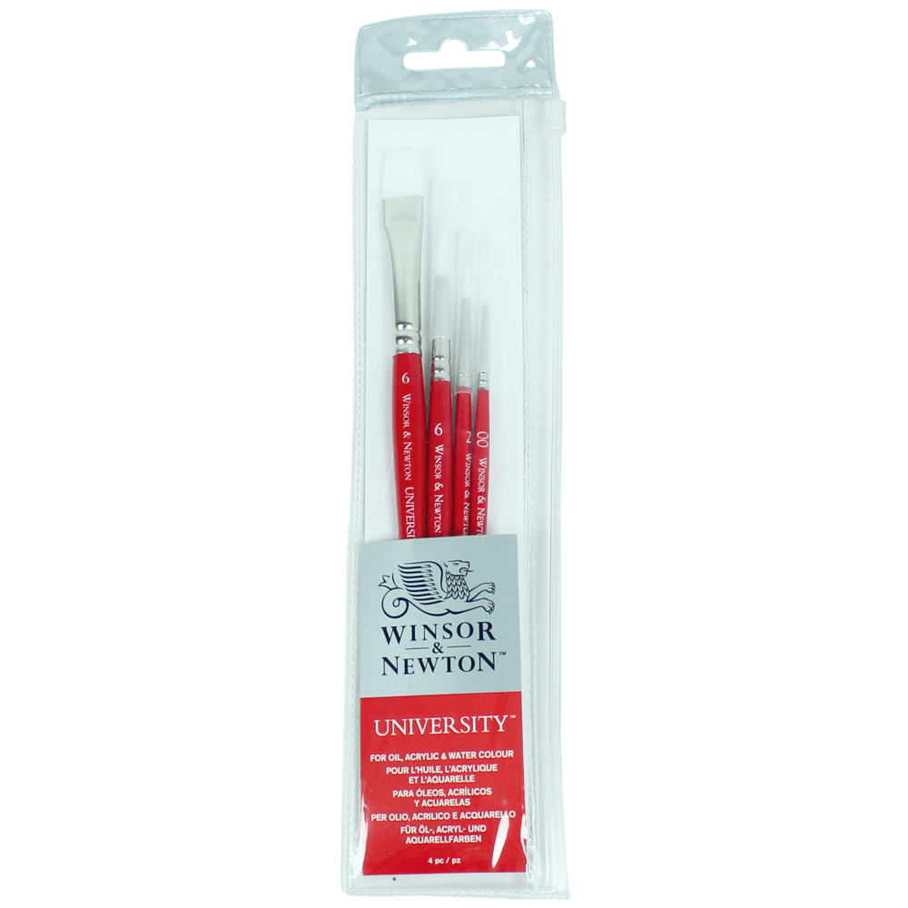 Kit Pincéis Winsor & Newton University 4 Unidades