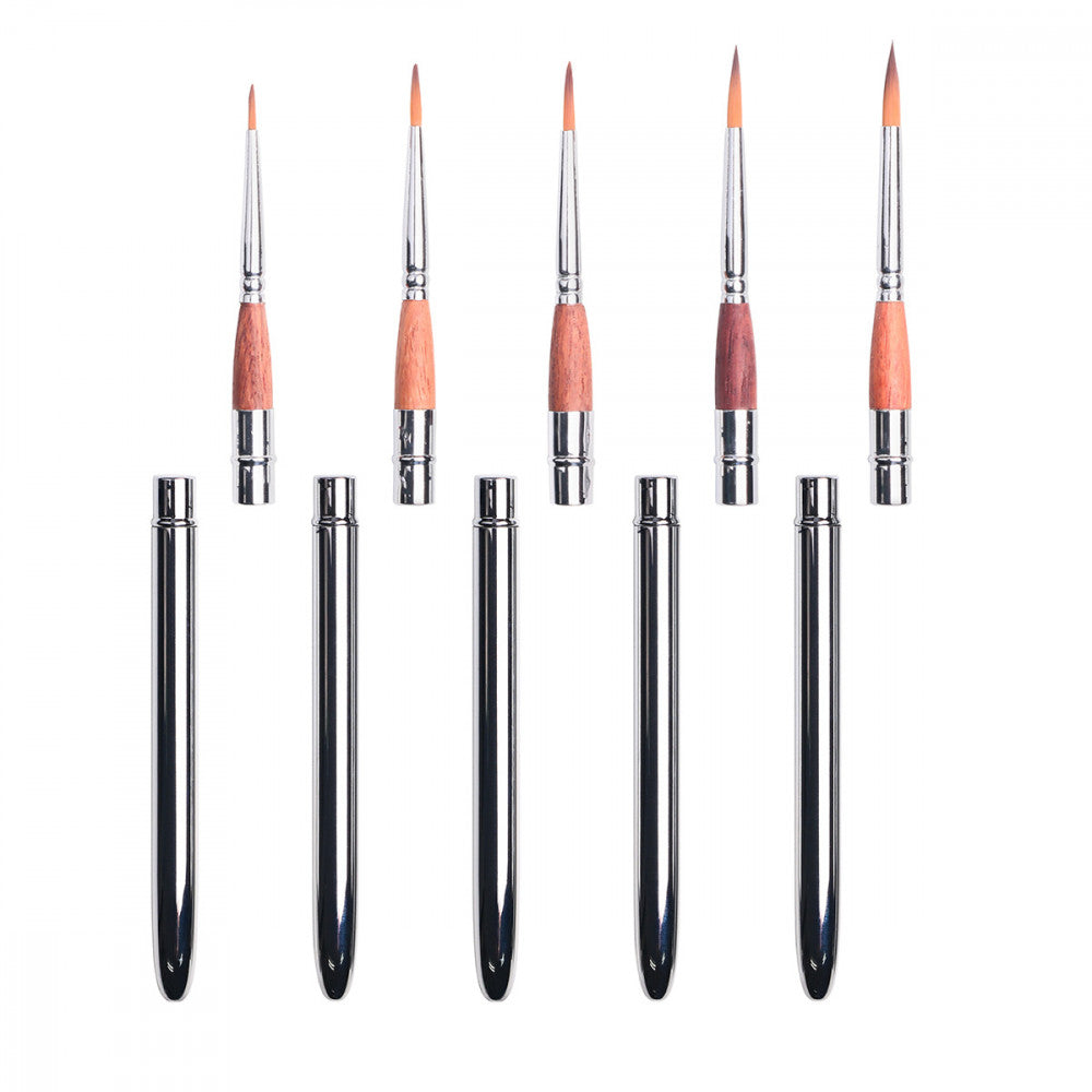 Kit de Pincéis Pocket Brush Sinoart 5 Peças
