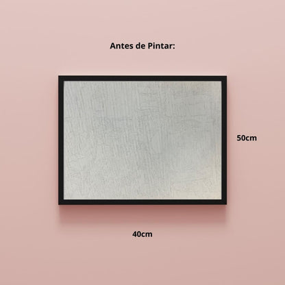 conjunto pintura numerada arte terapia 40x50cm quadro em arles