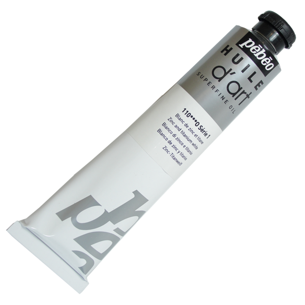 Tinta a Óleo Huile D'Art Pebeo 110 Branco Zinco Titânio 80ml
