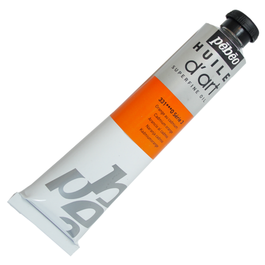 Tinta a Óleo Huile D'Art Pebeo 331 Laranja de Cádmio