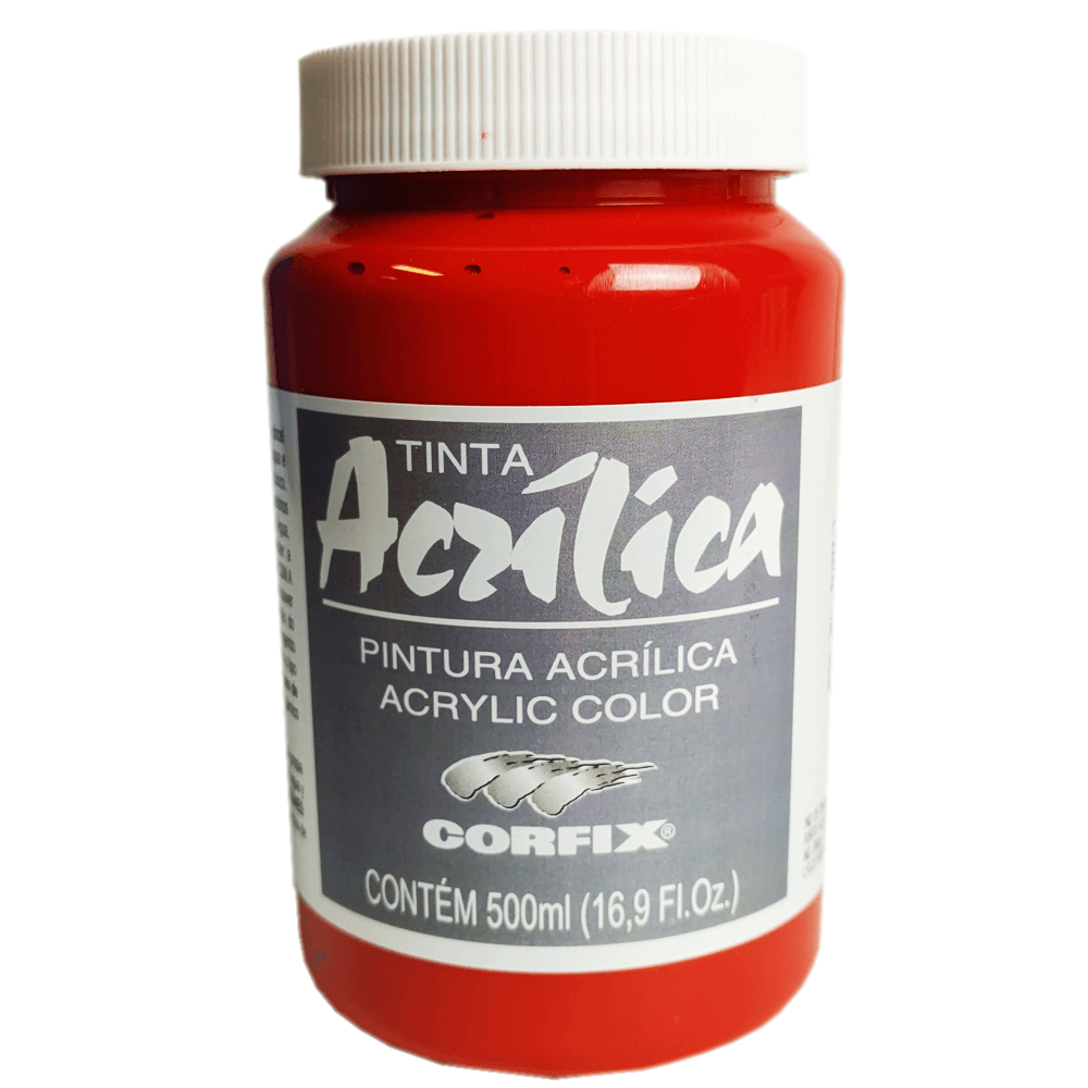 Tinta Acrílica Corfix 500ml G.2 57 Vermelho Da China
