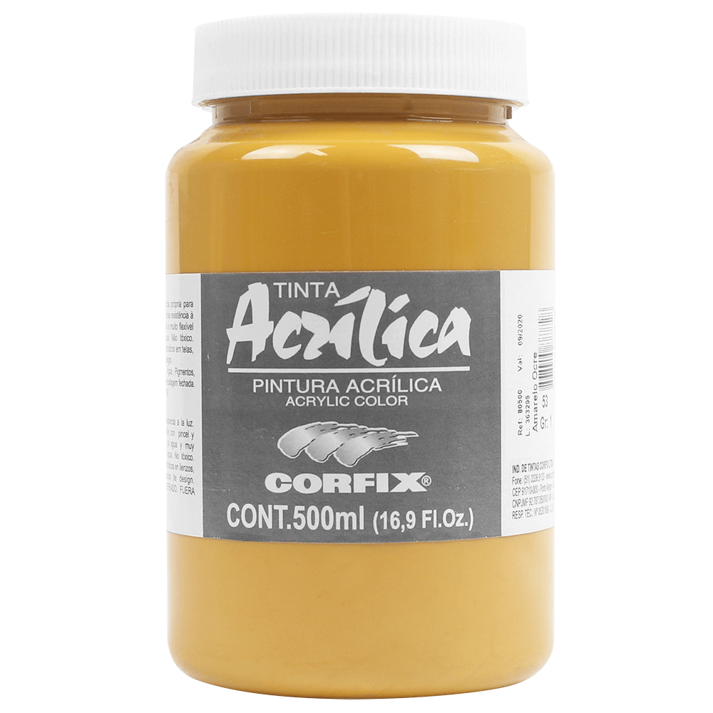 Tinta Acrílica Corfix 500ml G1