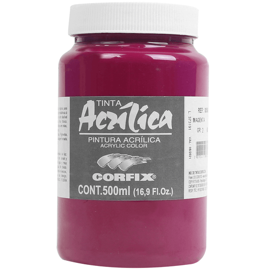 Tinta Acrílica Corfix 500ml G.2 60 Magenta