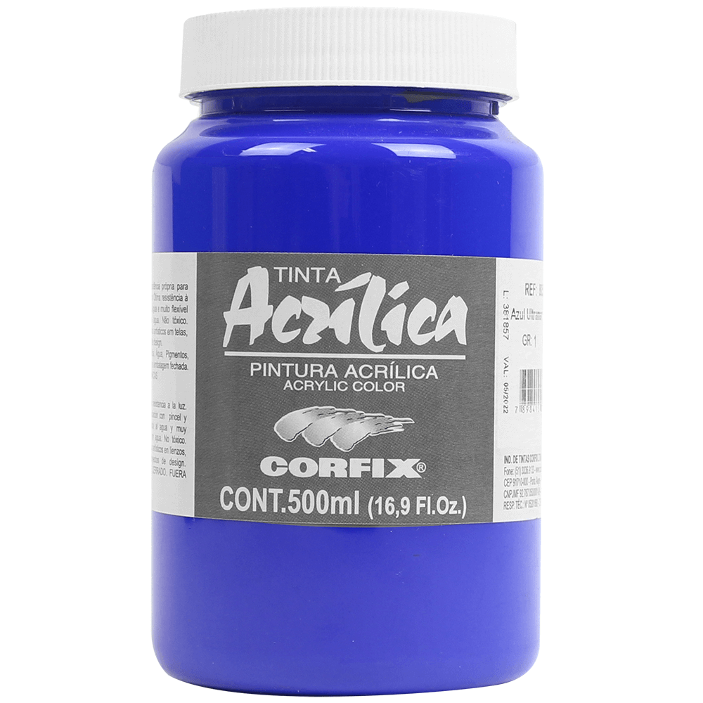 Tinta Acrílica Corfix 500ml G1