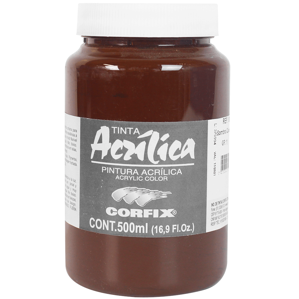 Tinta Acrílica Corfix 500ml G1
