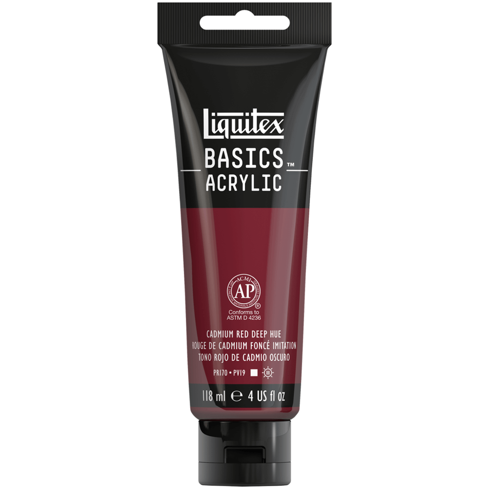 Tinta Acrílica Liquitex Basics 118ml 311 Cadmium Red Deep Hue