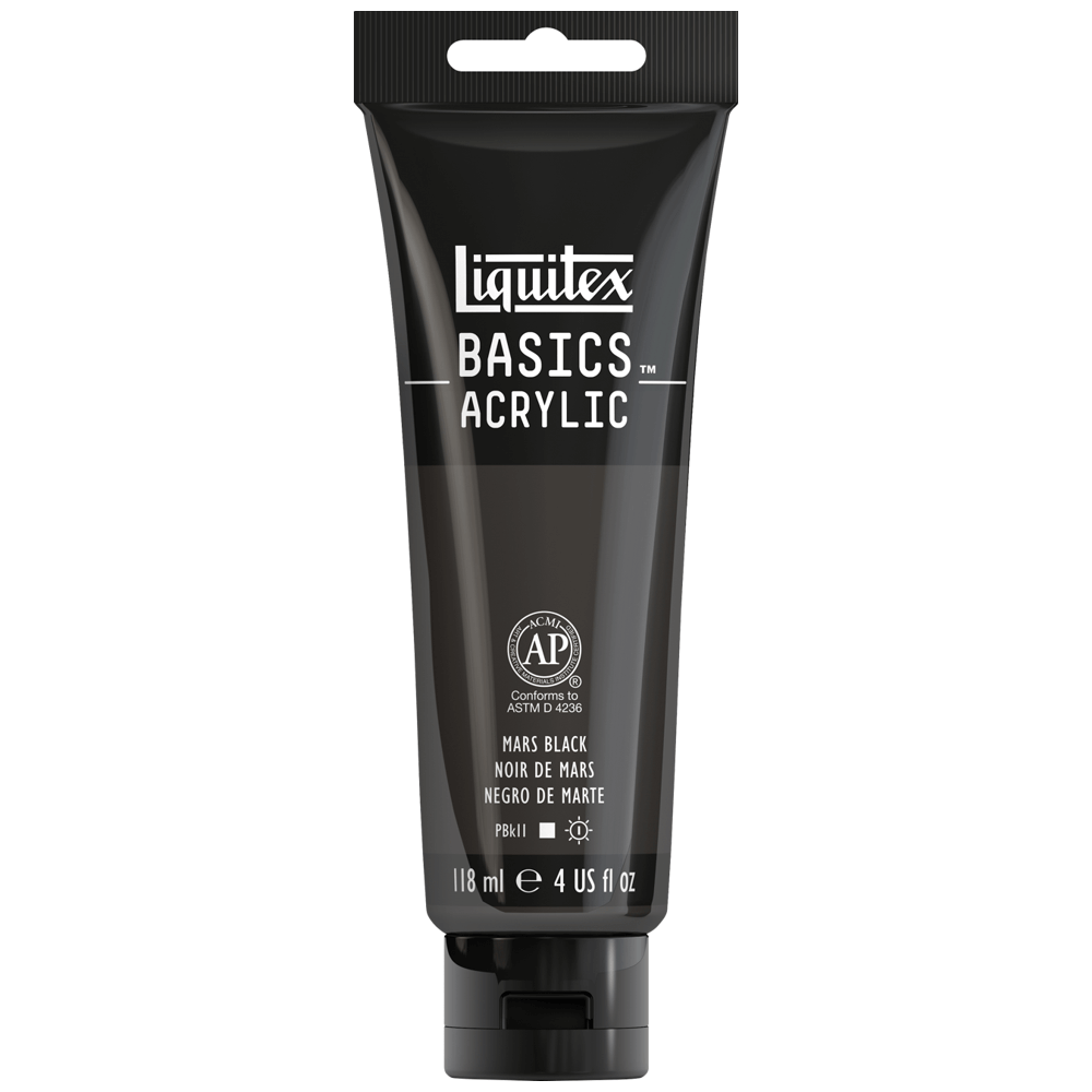 Tinta Acrílica Liquitex Basics 118ml 276 Mars Black