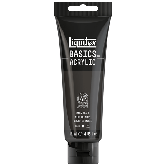 Tinta Acrílica Liquitex Basics 118ml 276 Mars Black