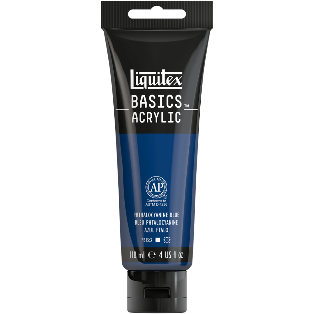 Tinta Acrílica Liquitex Basics 118ml 316 Phthalocyanine Blue